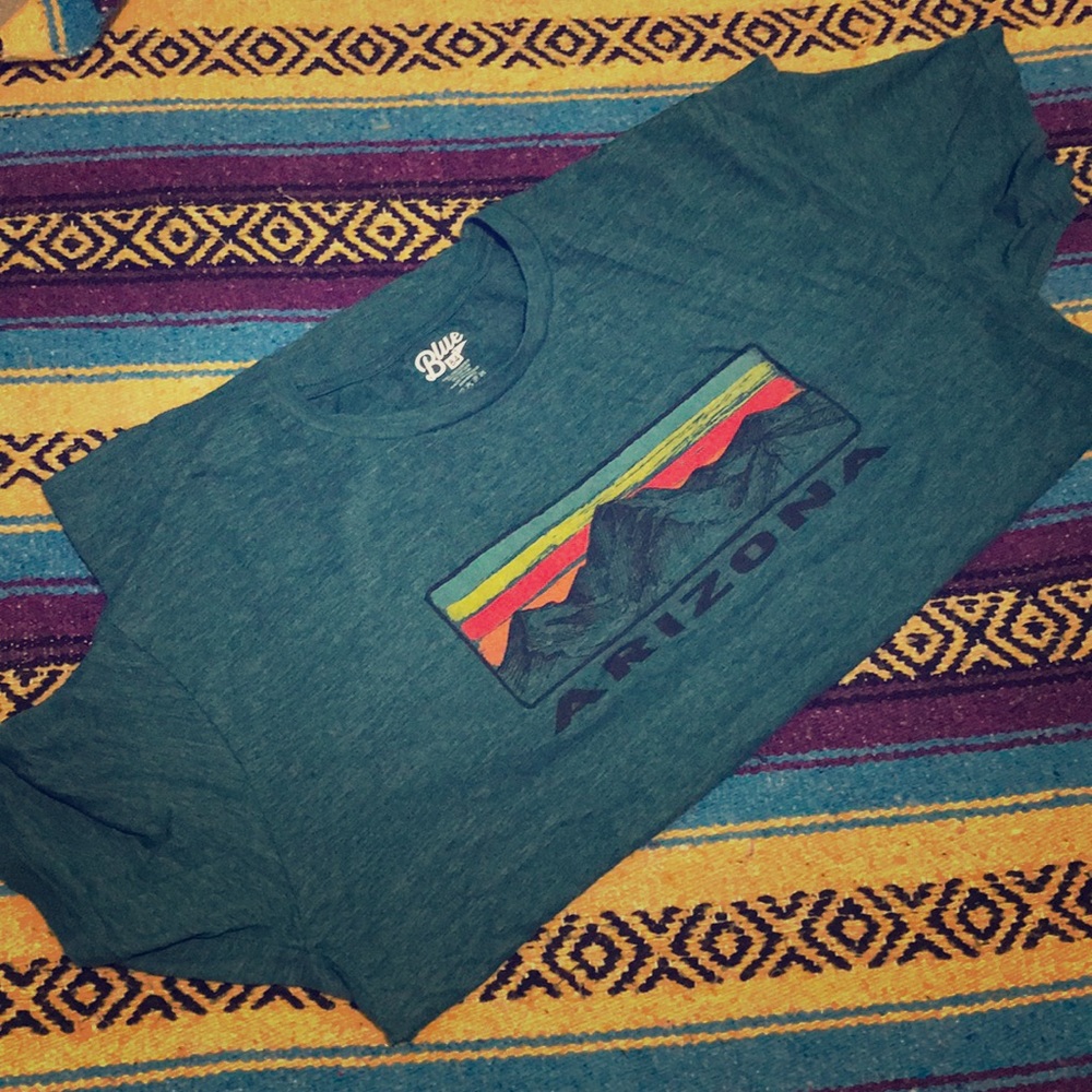 Teal Arizona Tee